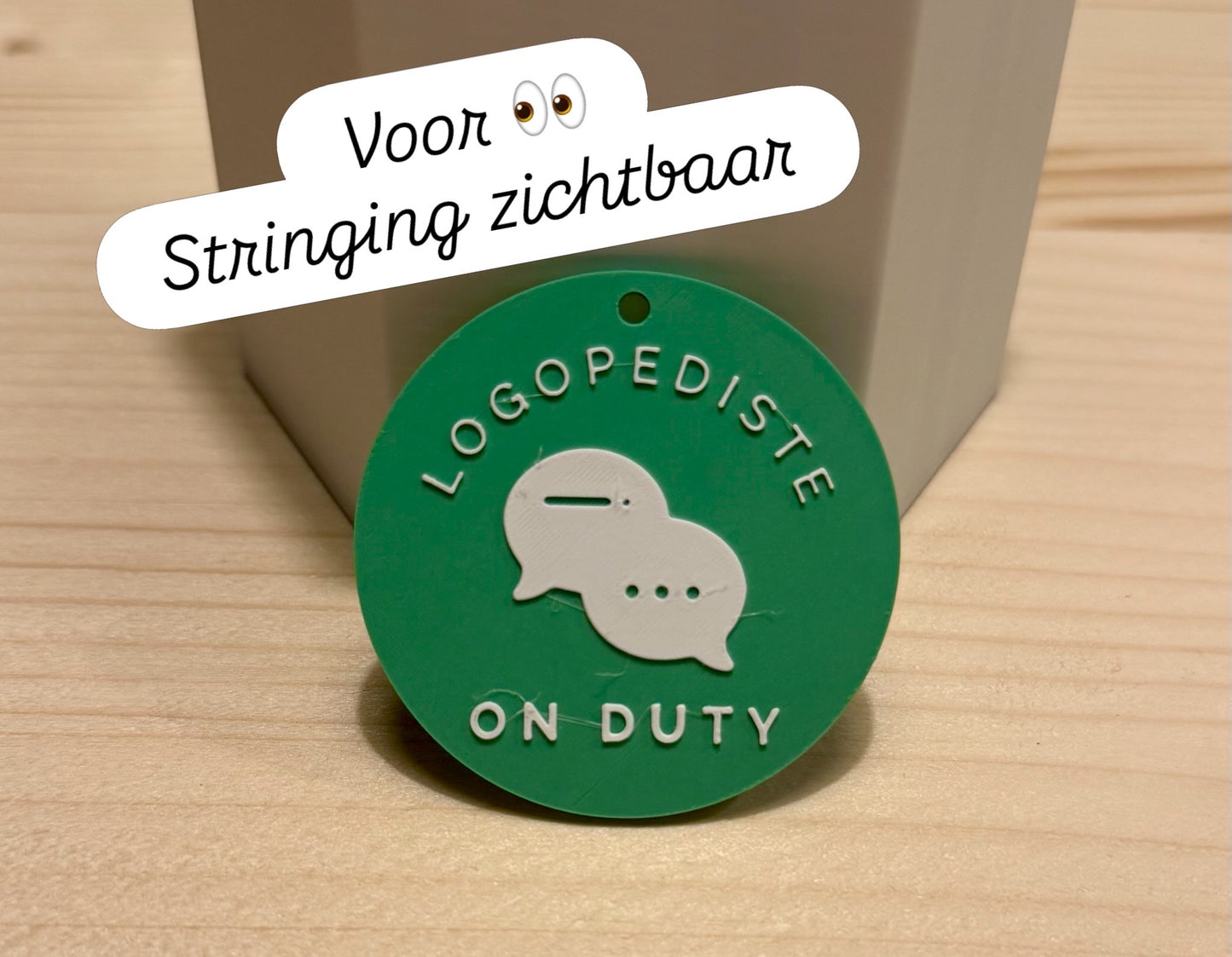 Sleutelhanger LOGOPEDISTE ON DUTY