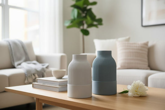 Decoratieve Japandi vaas