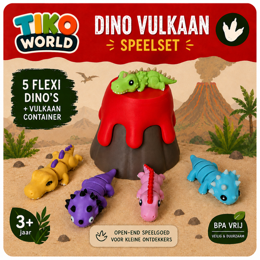 Dino vulkaan speelset 🦖🌋